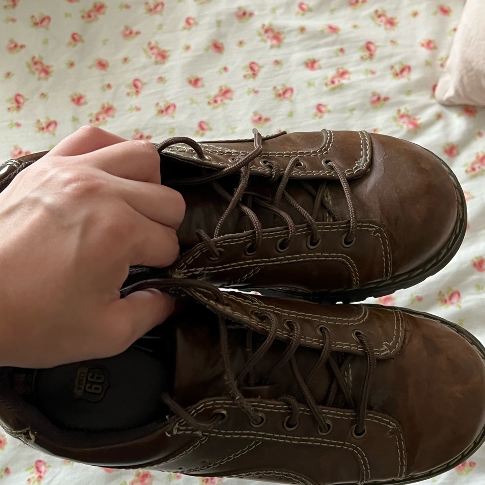 Brown vintage Route 66  shoes